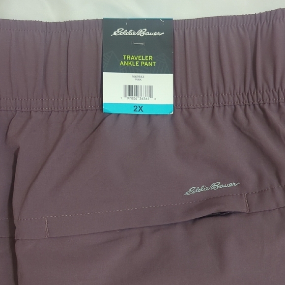 NWT Eddie Bauer Traveler Ankle Pant, Color People Size 2X - Picture 14 of 15